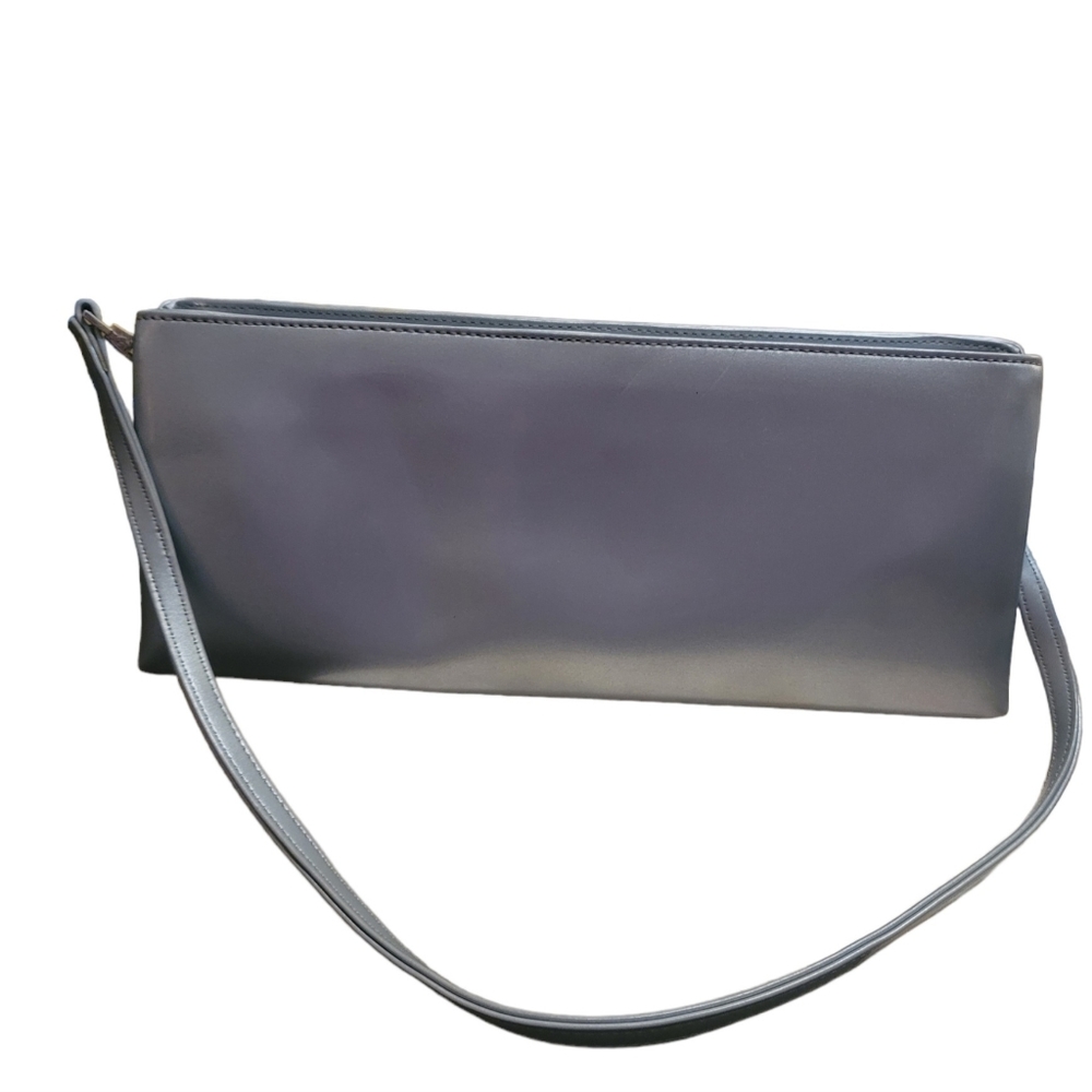 Antonio Melani Silver Clutch Hand Bag